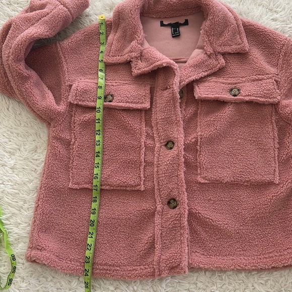 Forever 21 Pink Sherpa Jacket - Picture 11 of 13